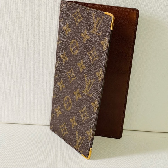 Louis Vuitton Porte Chequier Double Long Wallet Bifold Billfold Pvc Monogram - Picture 11 of 11